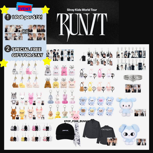 [PRE-ORDER, OFFLINE] STRAY KIDS SKZ World Tour RUN IT SEOUL OFFICIAL MERCH CARD HOLDER KEYRING