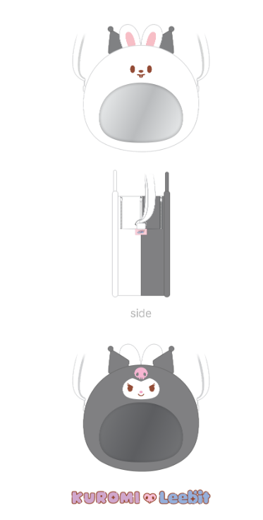 [PRE-ORDER] Stray Kids SKZOO x Sanrio PLUSH PVC CROSS BAG