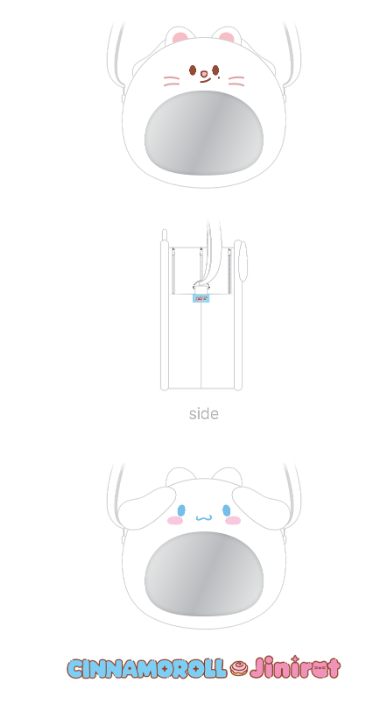 [PRE-ORDER] Stray Kids SKZOO x Sanrio PLUSH PVC CROSS BAG