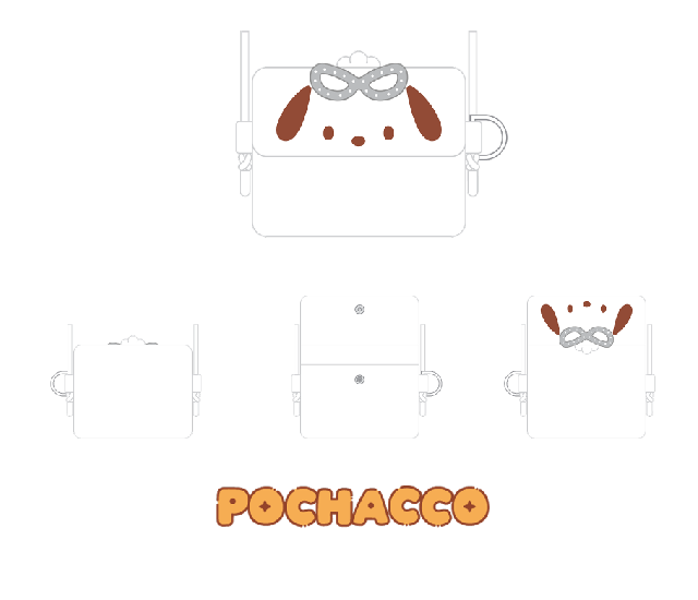 [PRE-ORDER] Stray Kids SKZOO x Sanrio CARD WALLET CROSS BAG