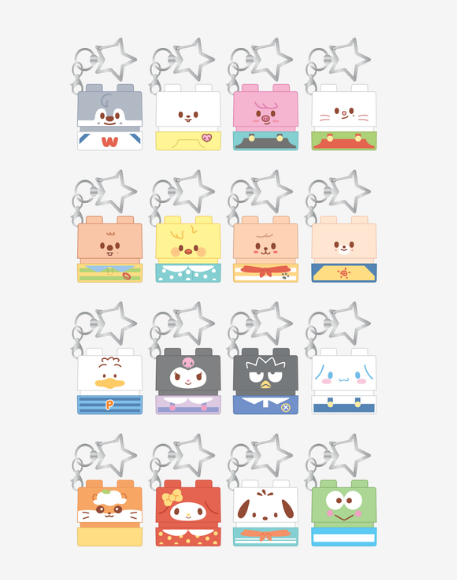 [PRE-ORDER] Stray Kids SKZOO x Sanrio SECRET BLOCK STAMP (RANDOM)