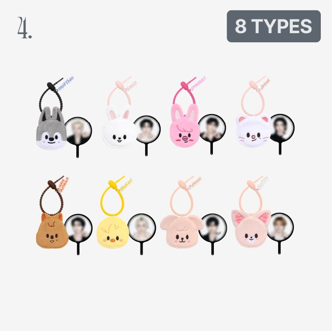 [PRE-ORDER, OFFLINE] STRAY KIDS SKZ World Tour RUN IT SEOUL OFFICIAL MERCH SKZOO PLUSH MINI PICKET KEYRING