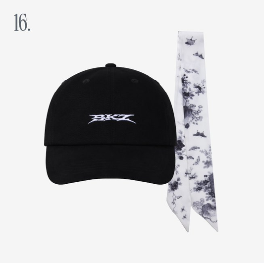 [PRE-ORDER, OFFLINE] STRAY KIDS SKZ World Tour RUN IT SEOUL OFFICIAL MERCH BANDANA BALL CAP