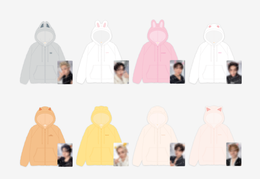 [PRE-ORDER, ONLINE] STRAY KIDS SKZ World Tour RUN IT SEOUL OFFICIAL MERCH SKZOO FLEECE HOOD ZIP-UP